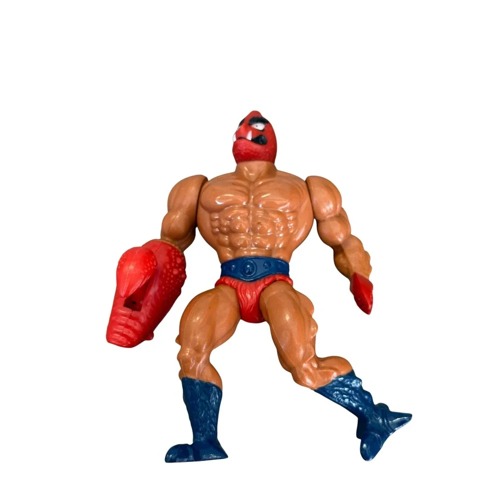 Mattel Masters of the Universe Clawful Action Figure Vintage 1981 MOTU Red Blue